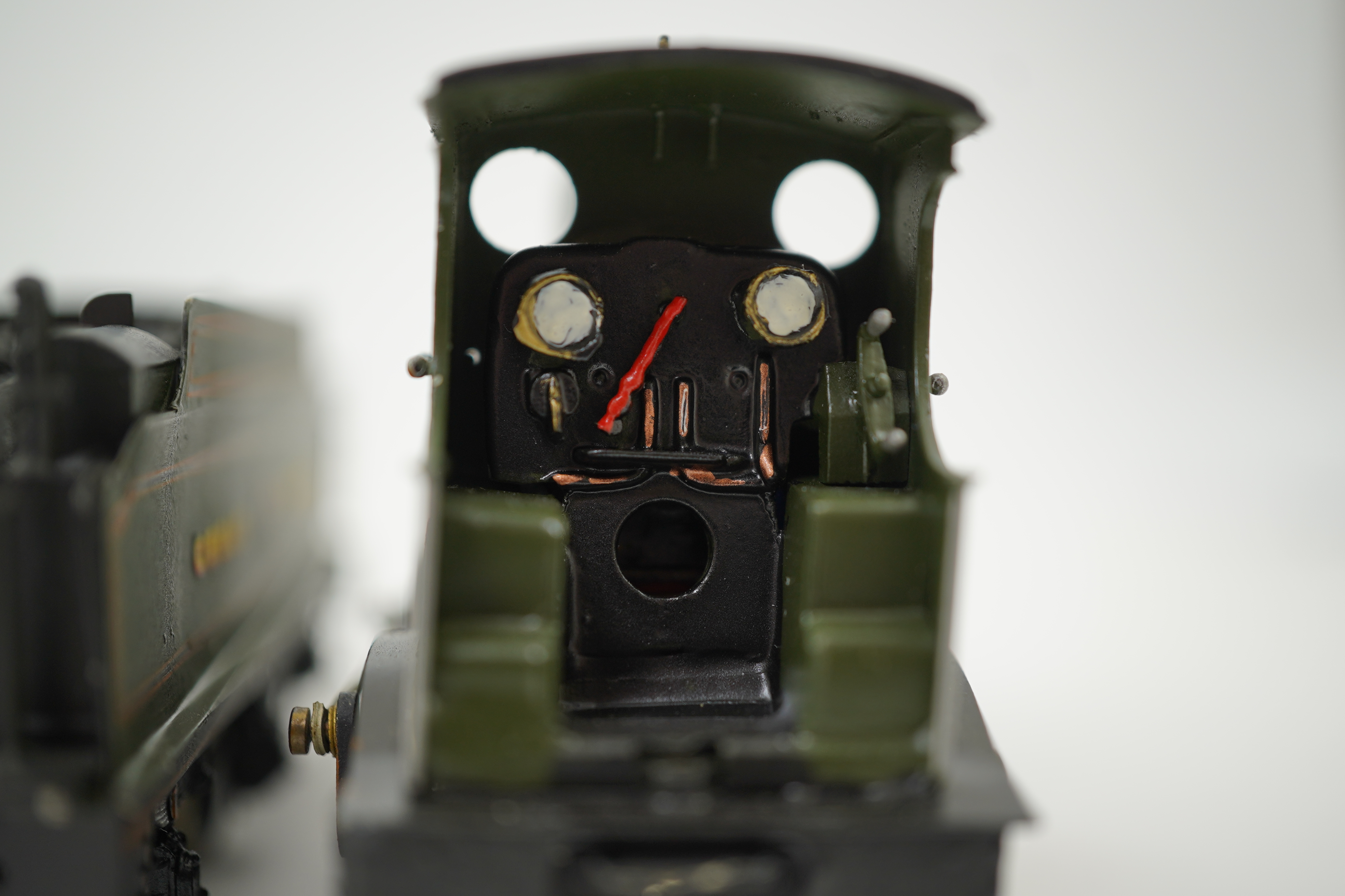 Two 00 gauge brass and white metal kit built GWR tender locomotives; a 4700 class 2-8-0, 4700, together with a Dean Barnum class 2-4-0, 3223, constructed, painted and lined to a high standard, both motored for two rail o